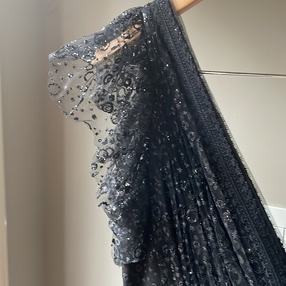 Marchesa Notte Flutter Sleeve Cocktail Dress size 4 - Picture 7 of 15